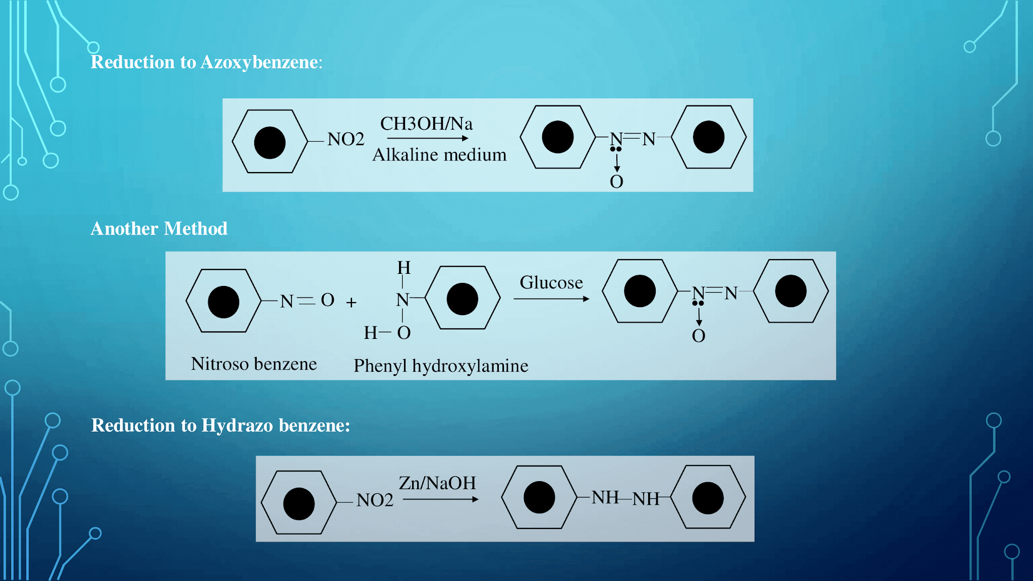 Reduction of Nitro Compounds