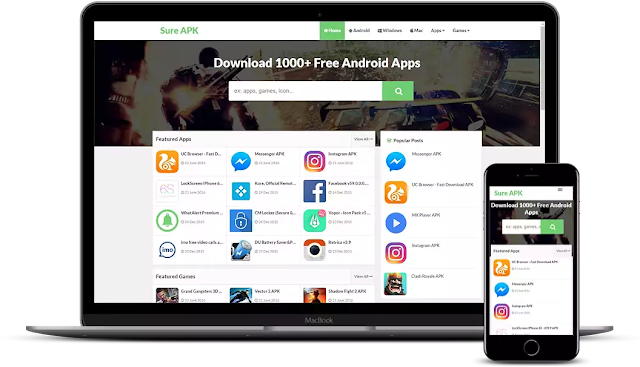 Top 10 Google Play App Store Premium Blogger Templates 2021 Sure APK Premium Blogger Template