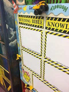 Hands On Bible Teacher: Construction Themed Memory Verse Trackers!!!