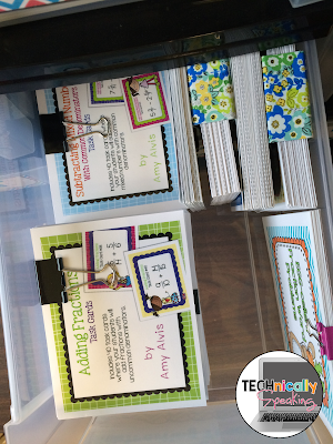 How I Store and Organize My Task Cards | Technically Speaking with Amy