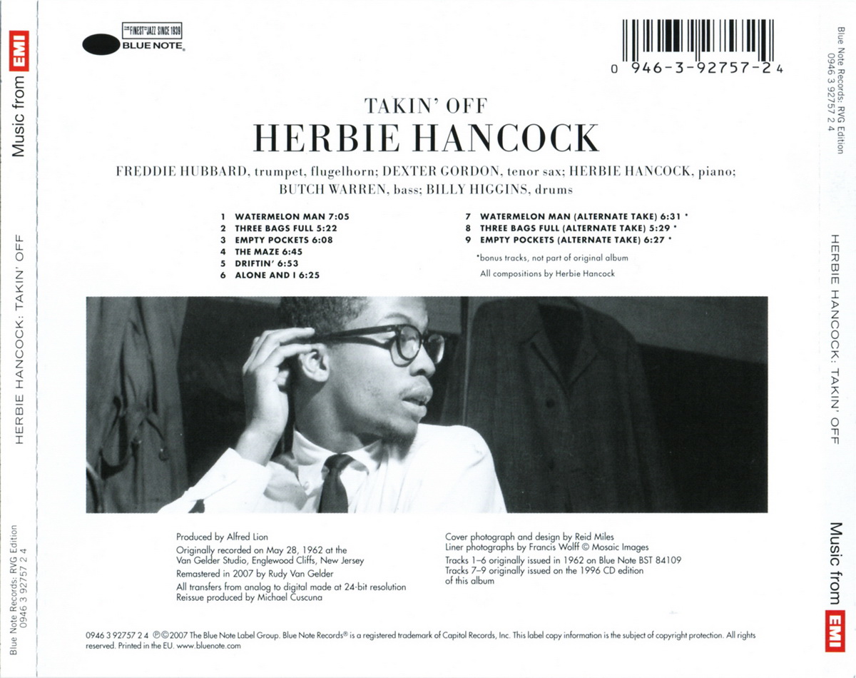 JAZZ Recordings HERBIE HANCOCK Herbie Hancock, Takin´ Off