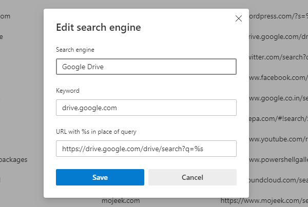 Recherchez n'importe quel site Web directement à partir de la barre d'adresse (Chrome et Edge)