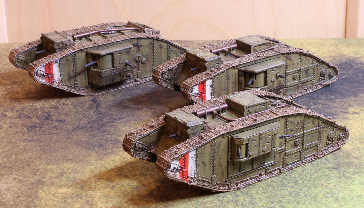The Analogue Hobbies Painting Challenge ByronM 28mm WW1 tanks and