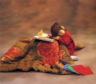 японские текстильные куклы ручной работы