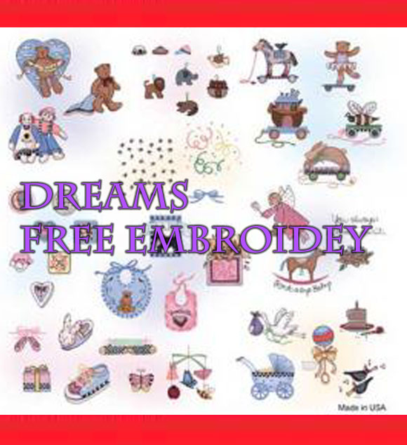 Dreams Free Embroidery Babys Free Embroidery Designs