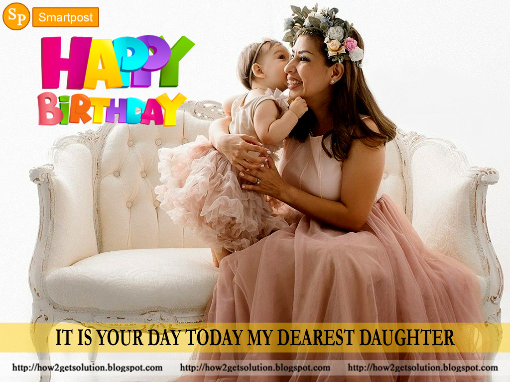 Happy Birthday Photo Birthday status for daughter Never Seen Before