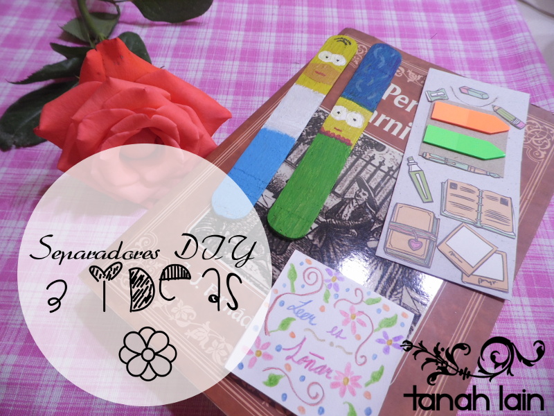 3 ideas de separadores de libros