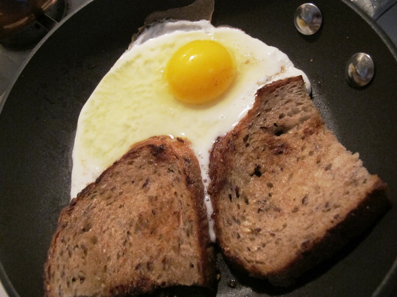 Dinner Place: Would You Make Breakfast? Fried Bread with Egg Skillet