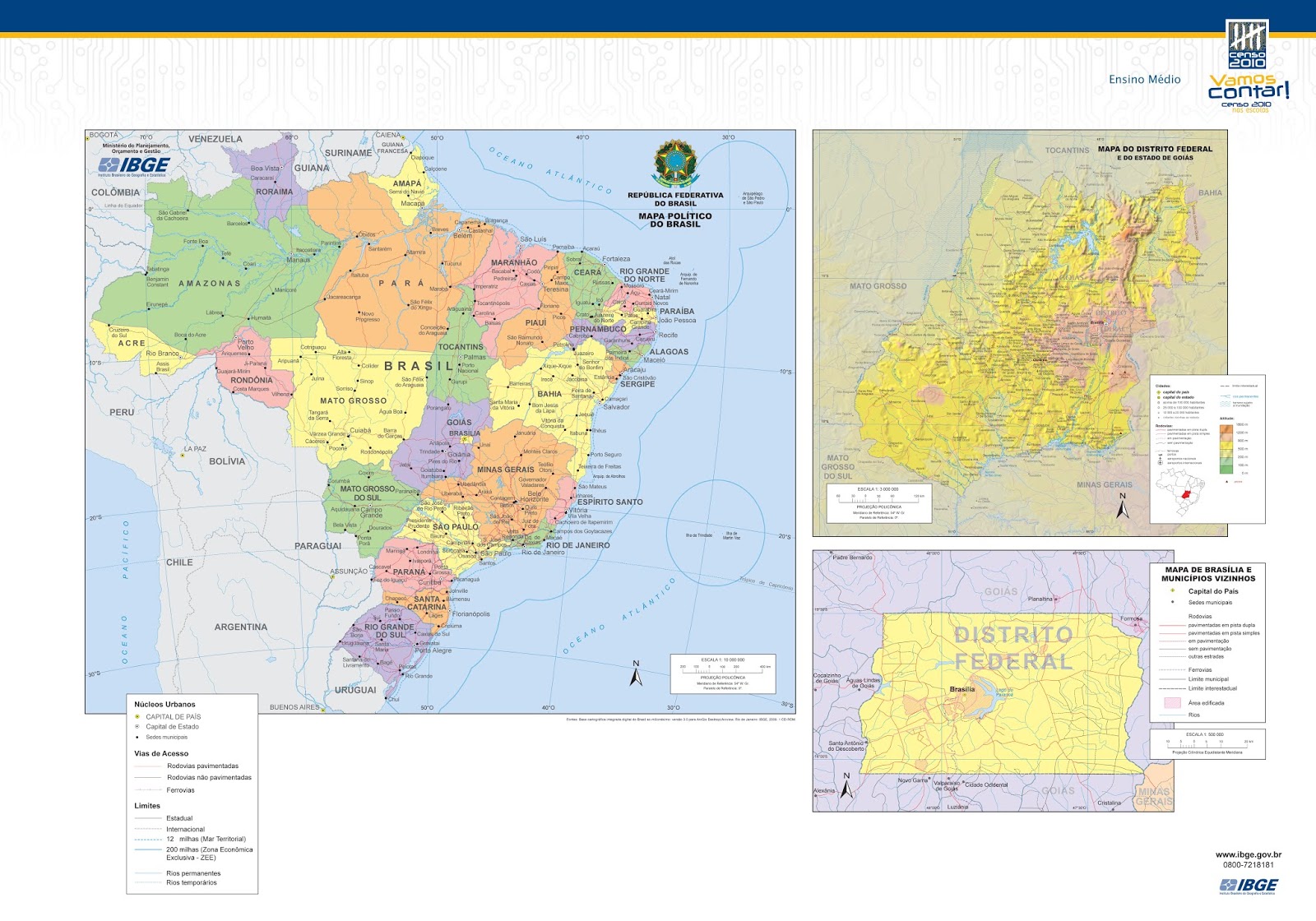 Mapa do Distrito Federal Brasil Doc Sports™ Mapa do Distrito Federal Brasil Doc Sports™