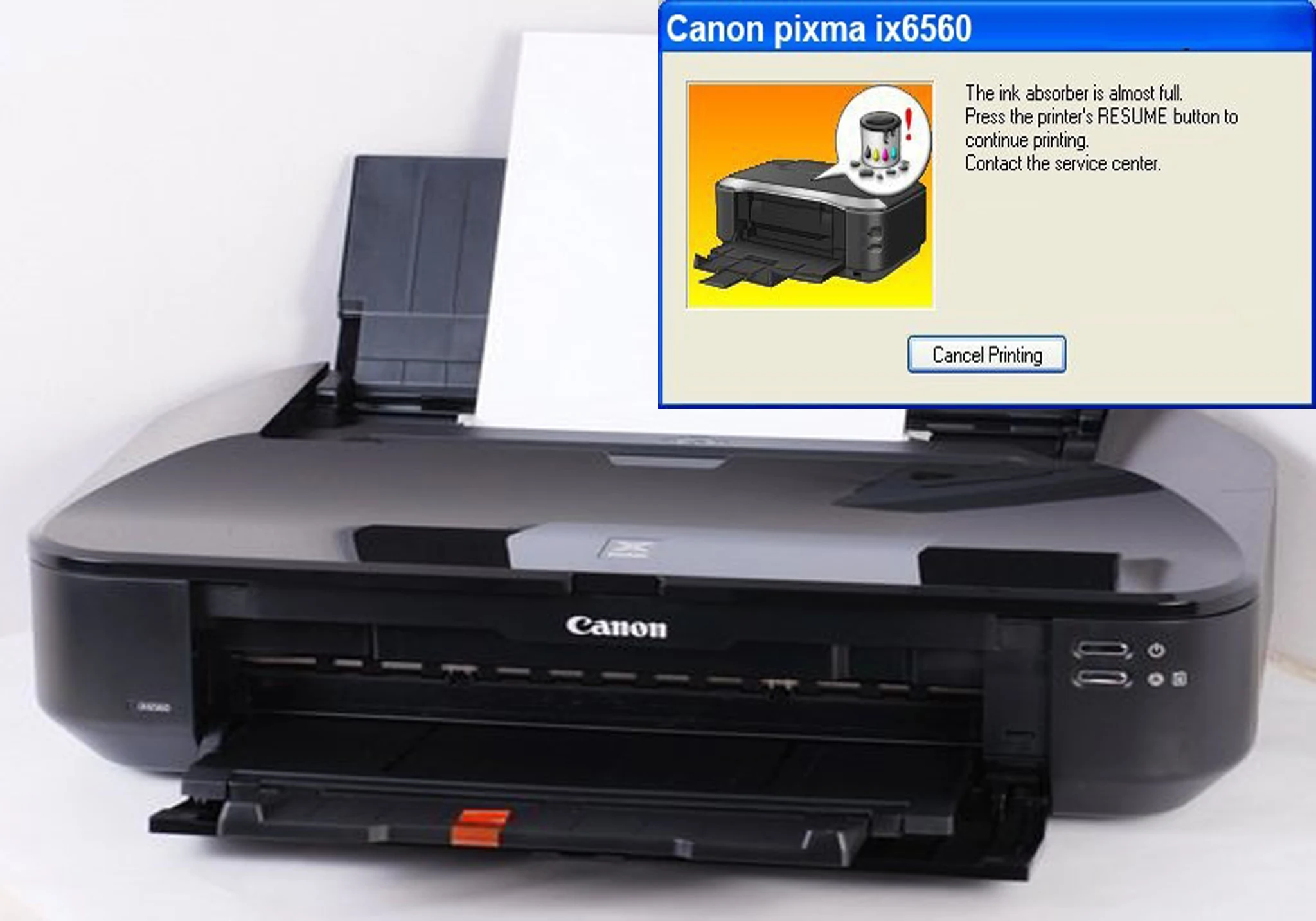 Cara Reset Printer Canon IX 6560