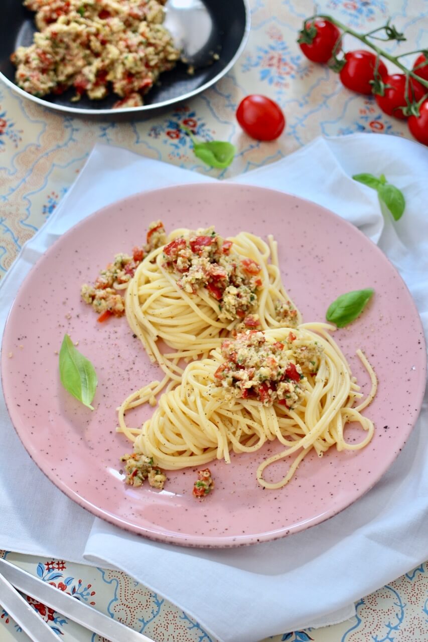 Rezept Spaghetti mit Pesto Trapanese