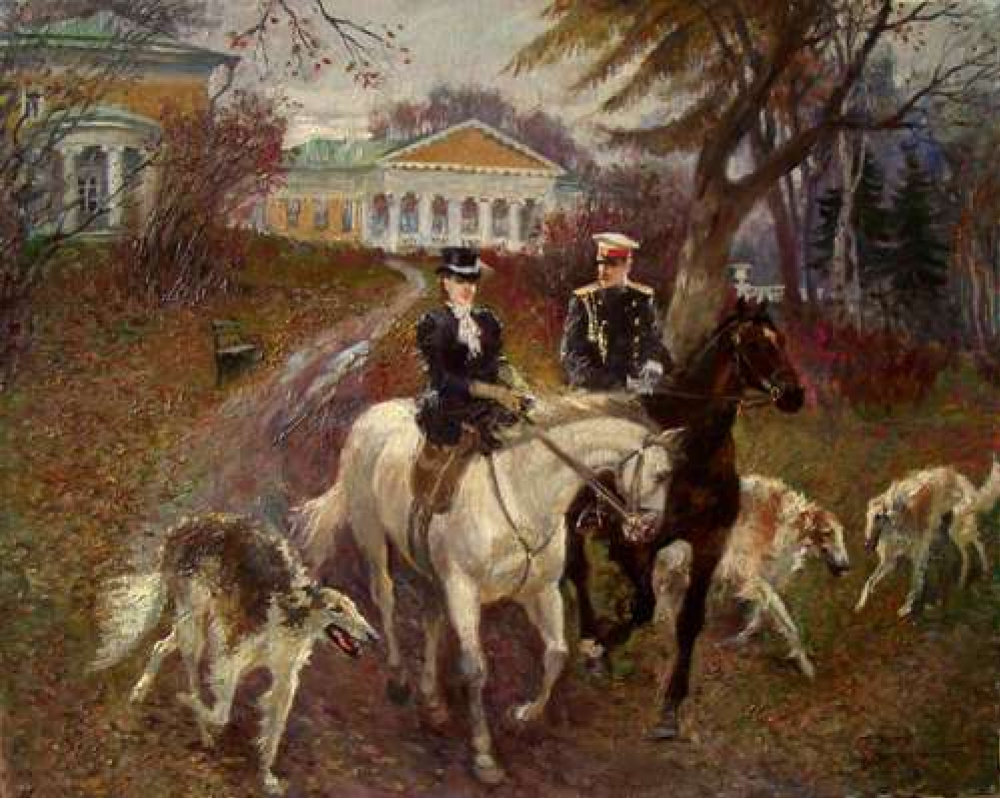 п. соколов п. владимир первунинский на охоте картины. кившенко охота с гончими. фламенг.