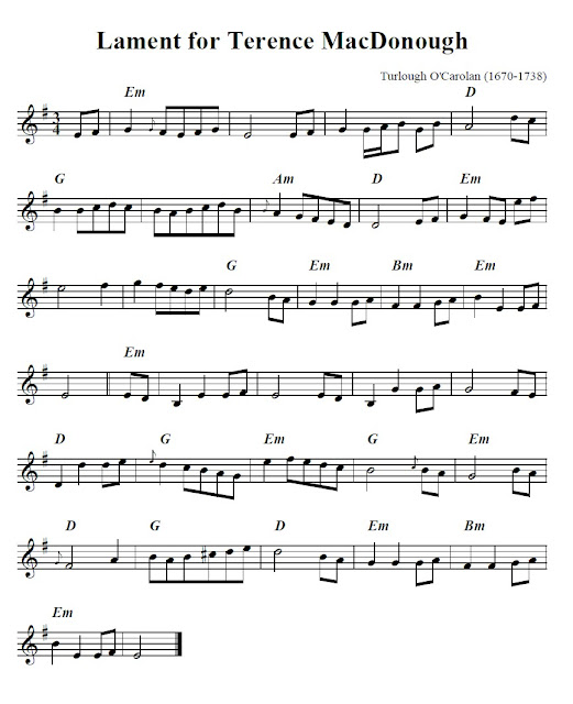 Bouzouki GDAE Lament For Terence McDonough (O'Carolan)