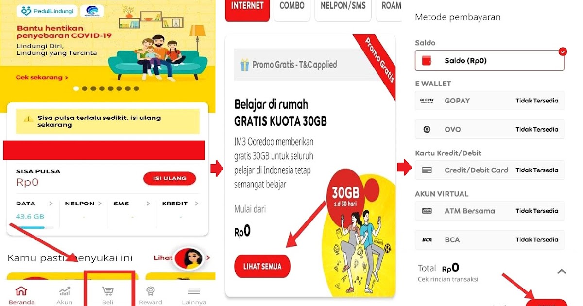 Cara Mengaktifkan Kuota Edukasi Indosat Dan Mengubahnya Menjadi Kuota Reguler Paket Internet