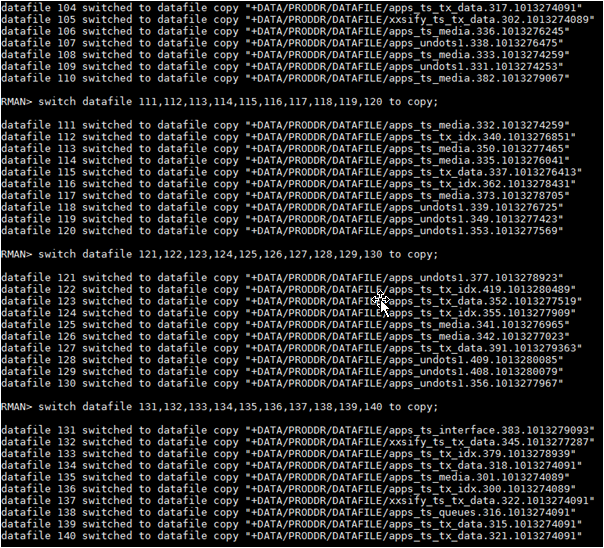 Davis Apps DBA RollForward a Standby Database using RMAN Incremental