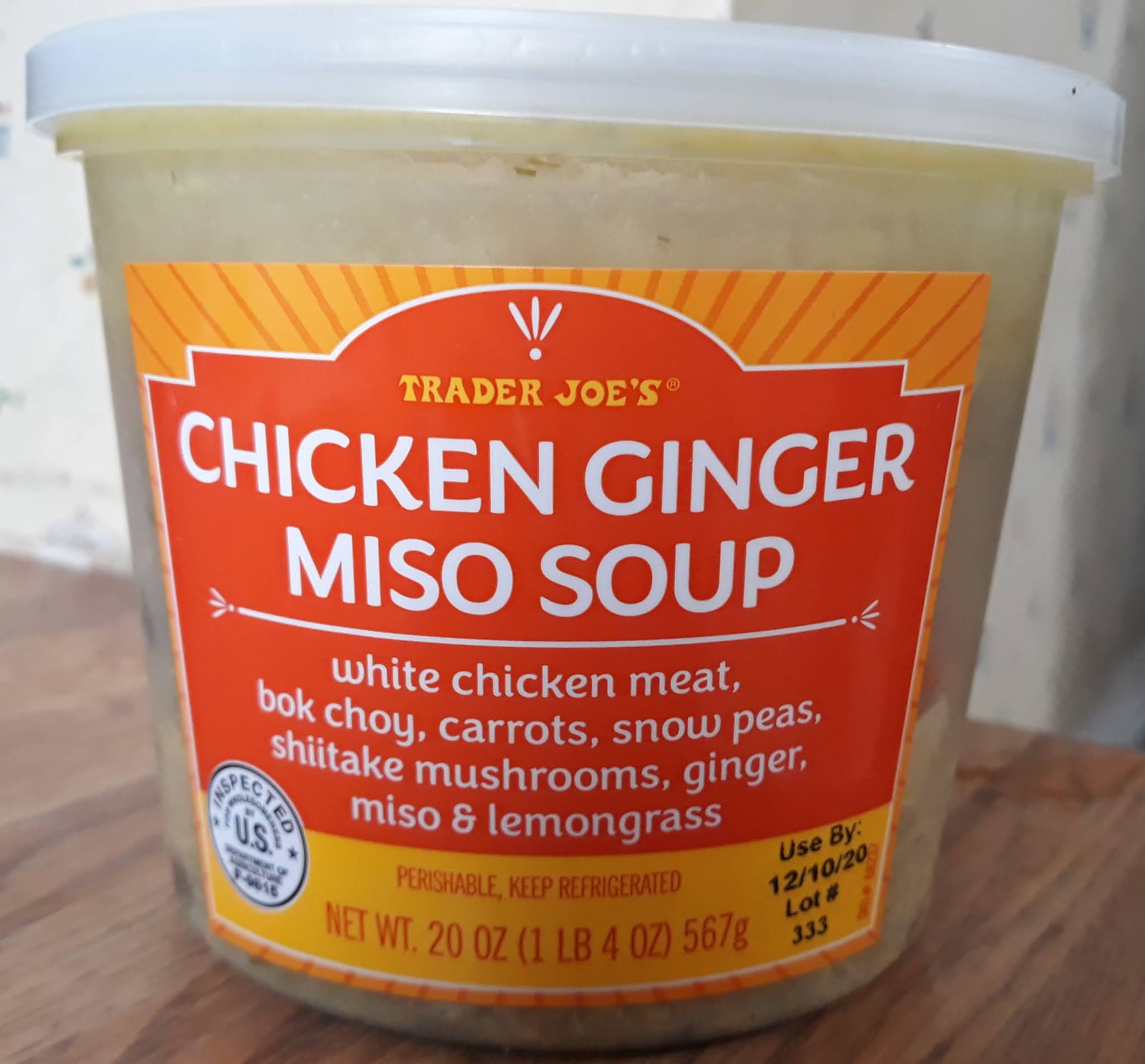 What's Good at Trader Joe's? Trader Joe's Chicken Ginger Miso Soup