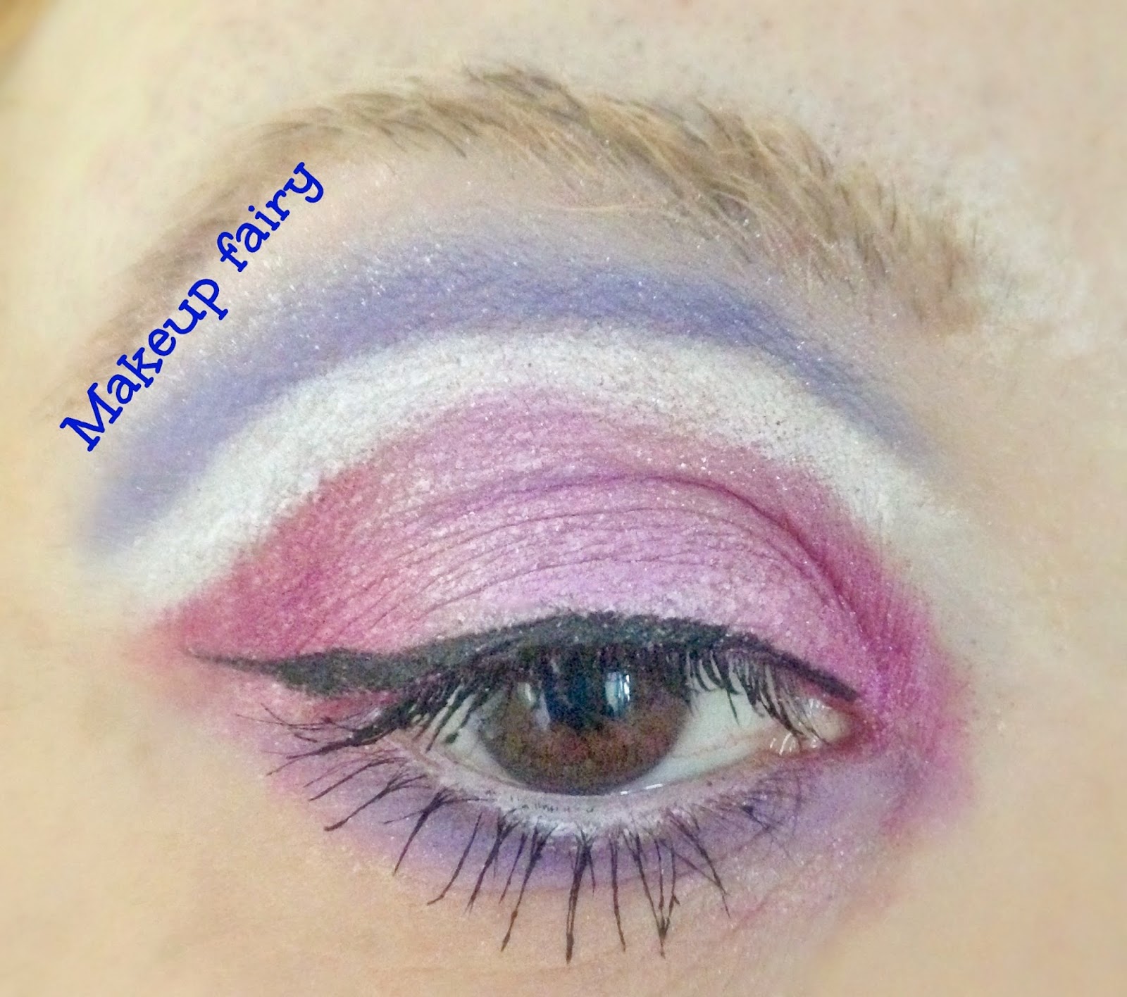 Tinklesmakeup eye makeup look double purple cut crease