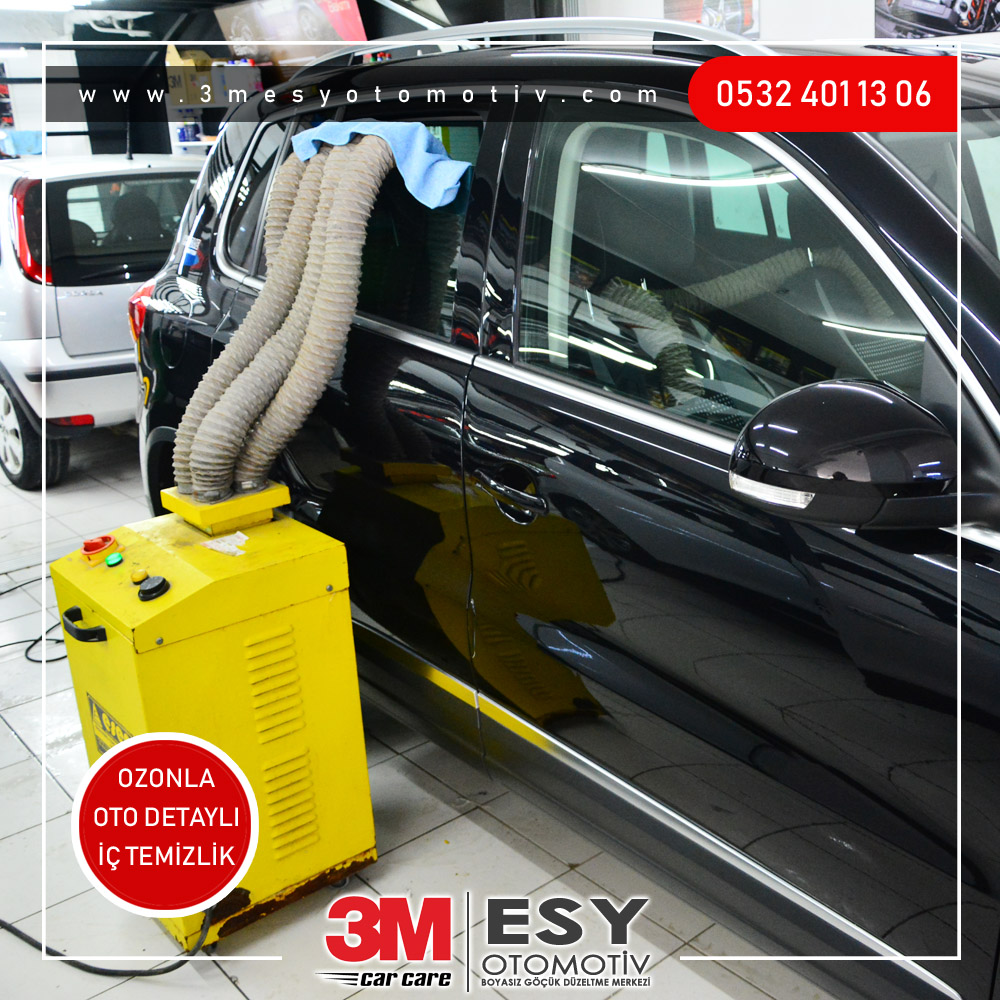detayli oto ic temizlik ozon ile araba