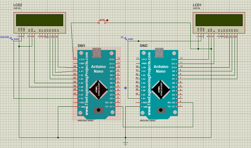 UART (TX RX) Antar Arduino Nano pada Proteus | Belajar Arduino