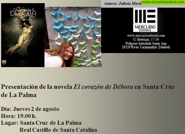 Presentación de la novela "El Corazón de Débora" en Santa Cruz de La Palma