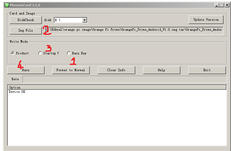 Orange Pi: ORANGE PI BAŞLANGIÇ
