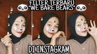 Filter Beruang Instagram