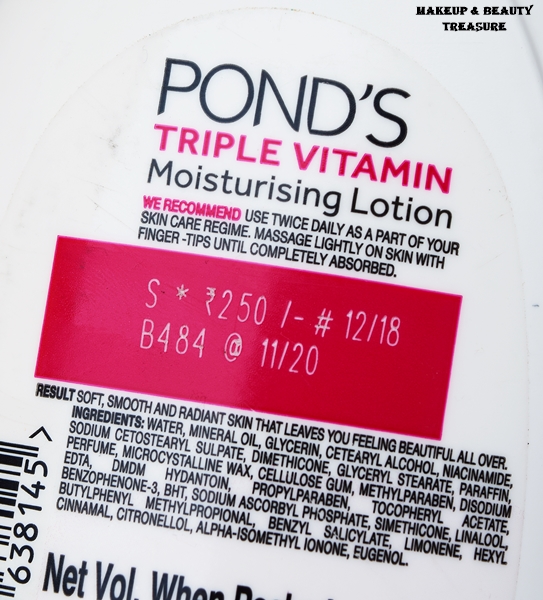 best makeup beauty mommy blog of india Pond's Triple Vitamin