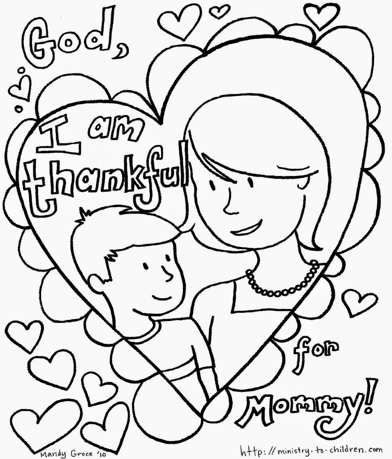 mothers day coloring pages in spanish Free