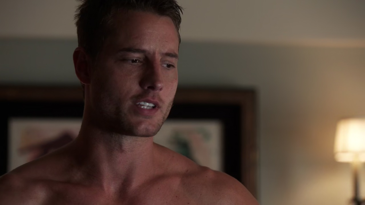 Films Et Séries Tv Avec Justin Hartley ausCAPS: Justin Hartley shirtless in Revenge 3-01 "Fear"