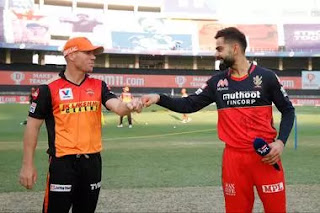 IPL 2020 : Match 52 RCB Vs SRH, Sharjah