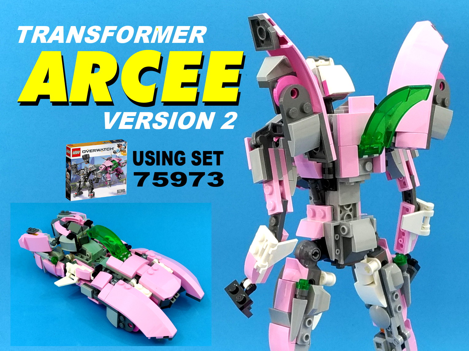 Alanyuppie's LEGO Transformers: Transformer Arcee v2 from LEGO