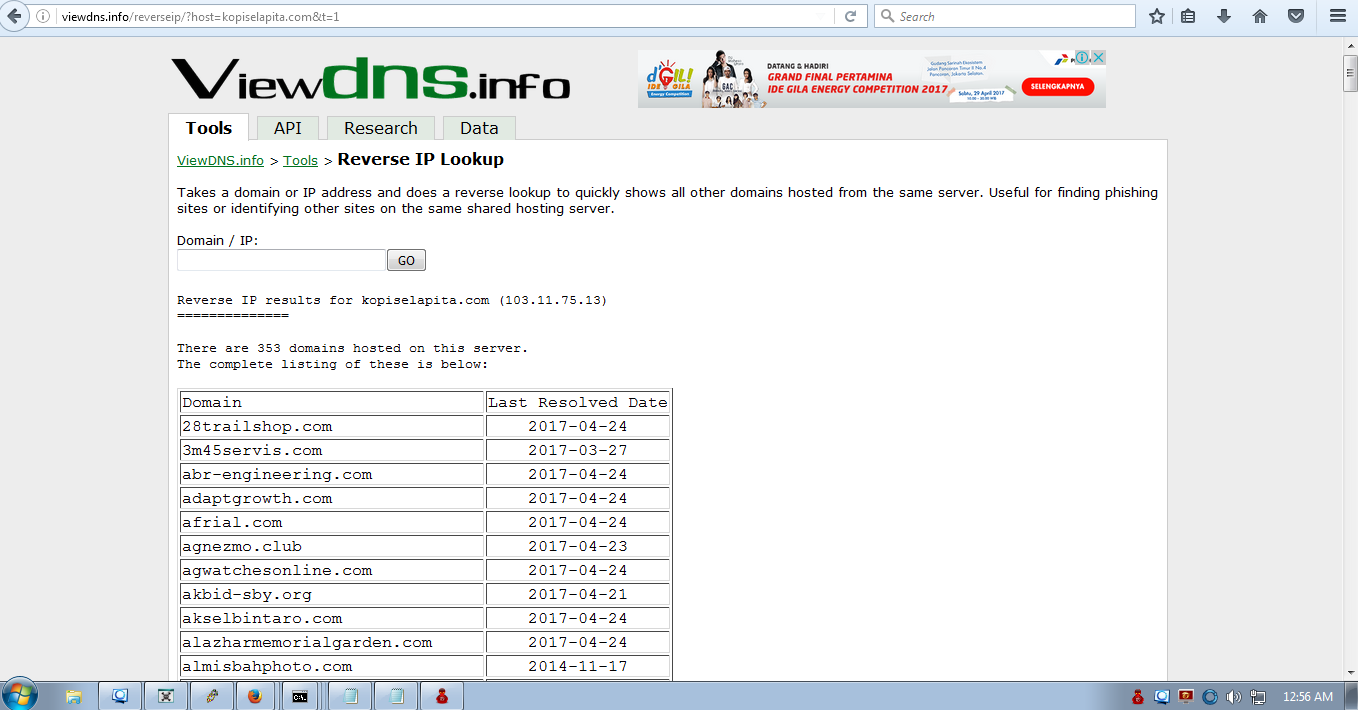 Deface Dengan Metode Reverse Ip ~ V3LLCR45H GO-BLOG
