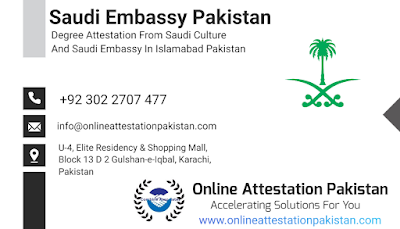 Attestation Services In Saudi Arabia For Pakistani Degree