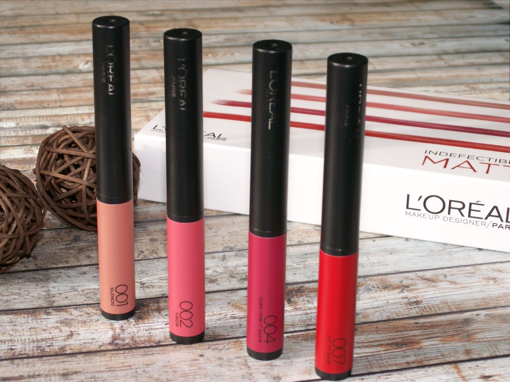 Chamy At Be Happy Be Charming Was Leisten Die Neuen Indefectible Matt Puder Lippenstifte Von Loreal Paris