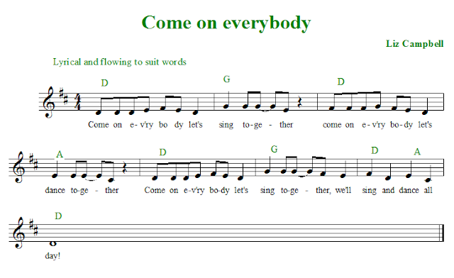 CONNECT song and dance for children Come On Everybody