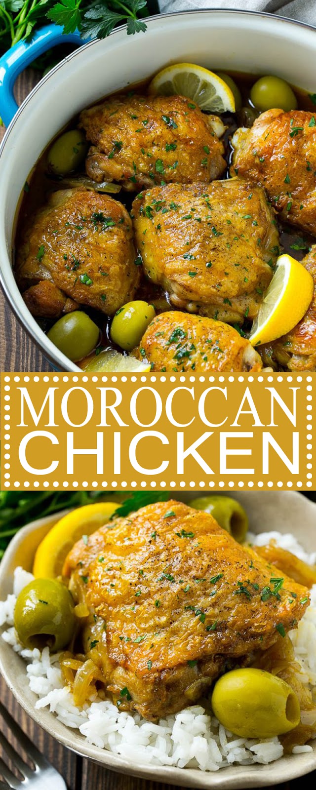 MOROCCAN CHICKEN MOROCCAN CHICKEN