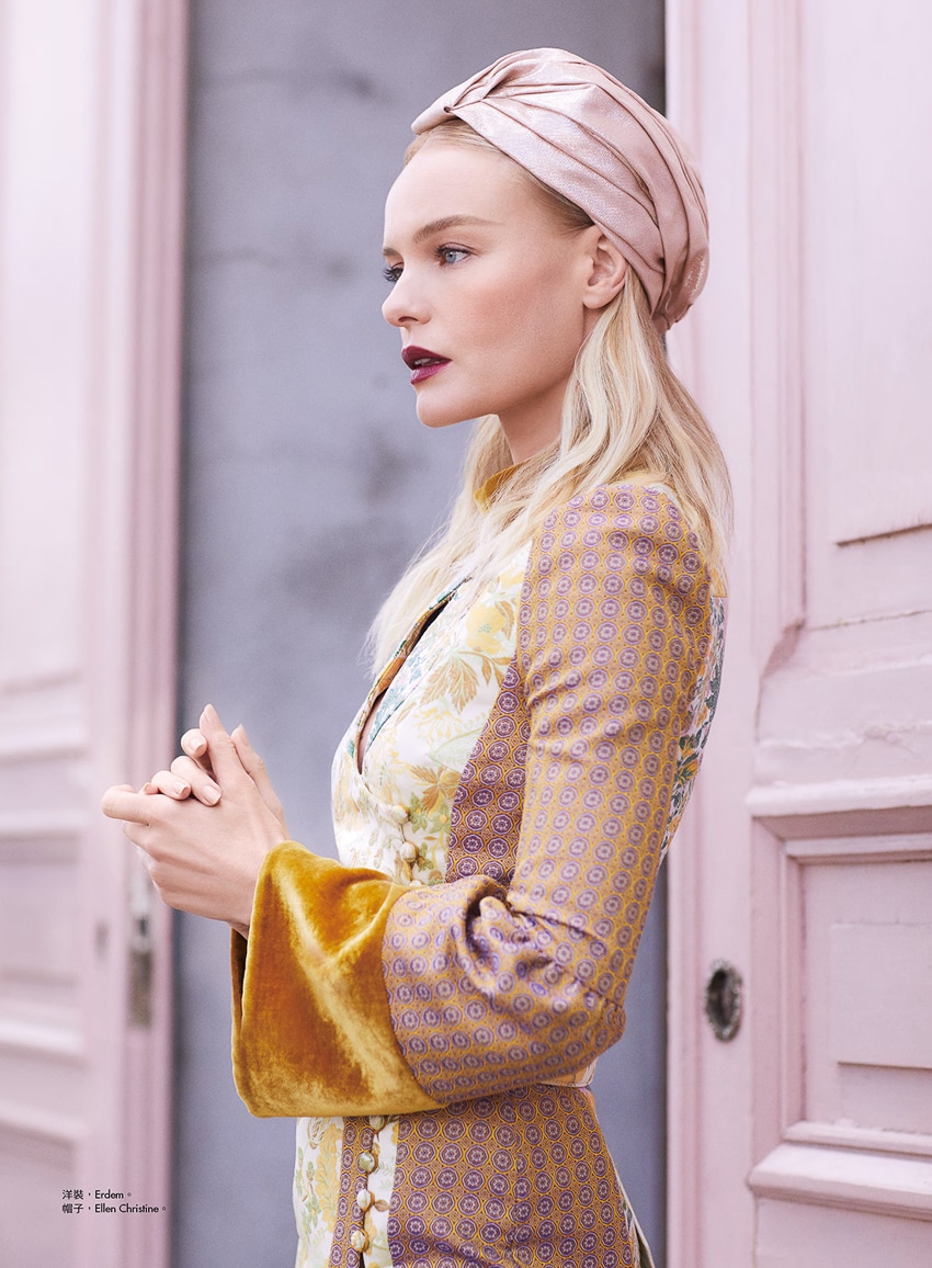 Kate Bosworth poses for Harper’s Bazaar Taiwan October 2017