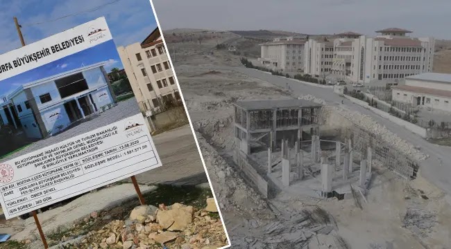 Bozova İlçe kütüphanesinde çalışmalar sürüyor