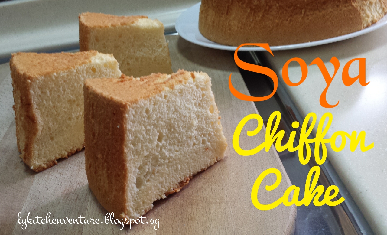 LY's Kitchen Ventures Soya Chiffon Cake LY's Kitchen Ventures Soya Chiffon Cake