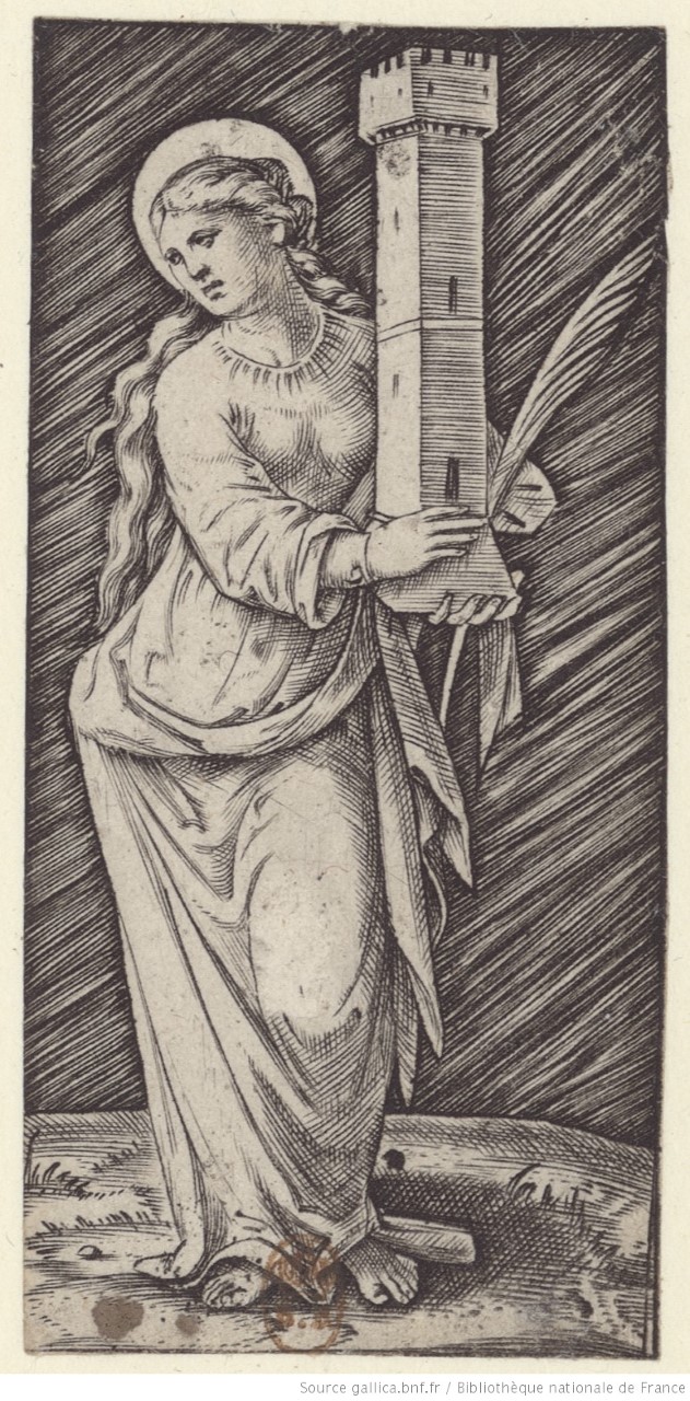 Barbe une sainte populaire depuis la Légende dorée de Voragine