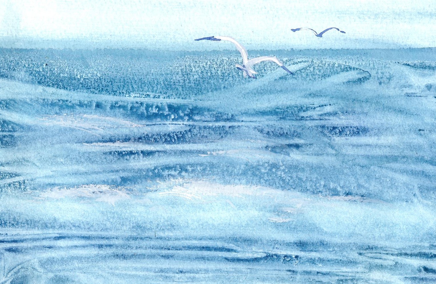 Margie Whittington Art Paintings with Plastic Wrap Texture