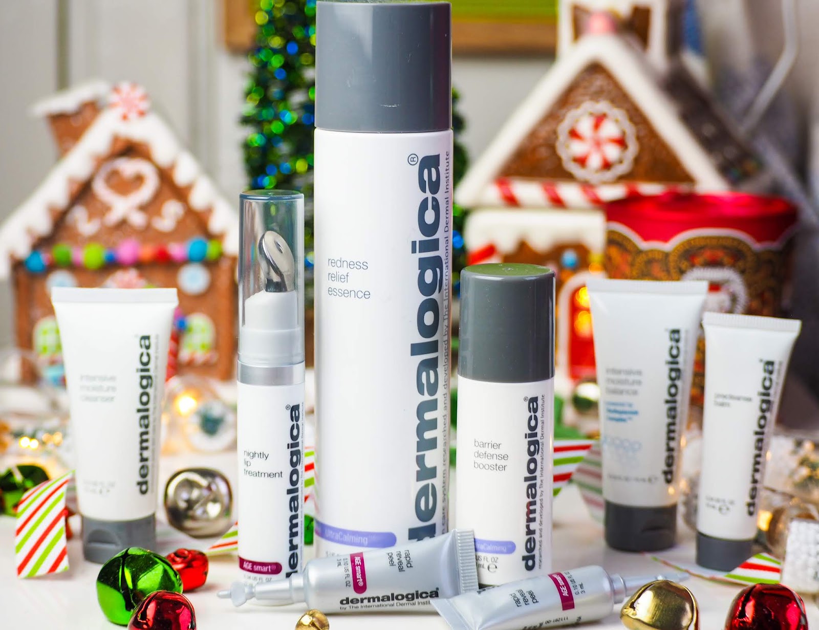 Christmas Gifting With Dermalogica*, Barrier Defense Booster*, Rapid Reveal Peel*, Nightly Lip Treatment*, Redness Relief Essence*, Precleanse Balm*, Intensive Moisture Cleanser*, Intensive Moisture Balance* Skin Smoothing Cream*, Daily Microfoliant*, Special Cleansing Gel* Review