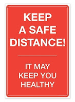 keep a safe distance it may keep you healthy