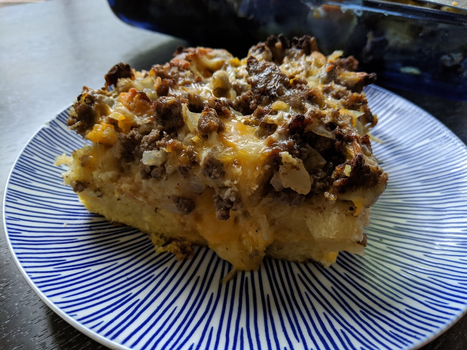 Overnight Impossible Cheeseburger Casserole
