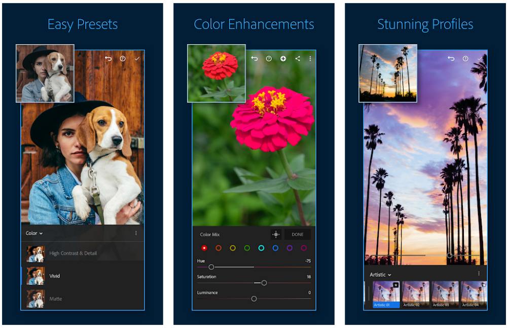 Lightroom Bast Photo Editing App Feature