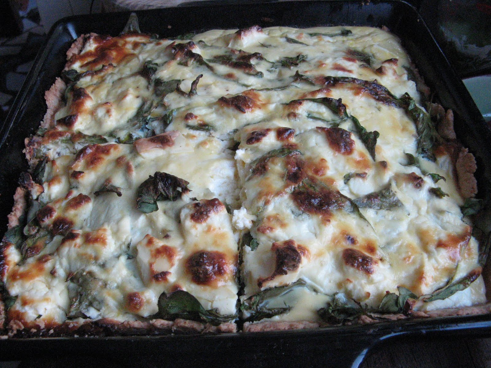 Billie Bites SPINACH, FETA AND YOGHURT PIE