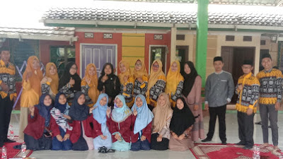Mahasiswa PLP Unsika di SMP Islam Fathonul Burhan di Lepas