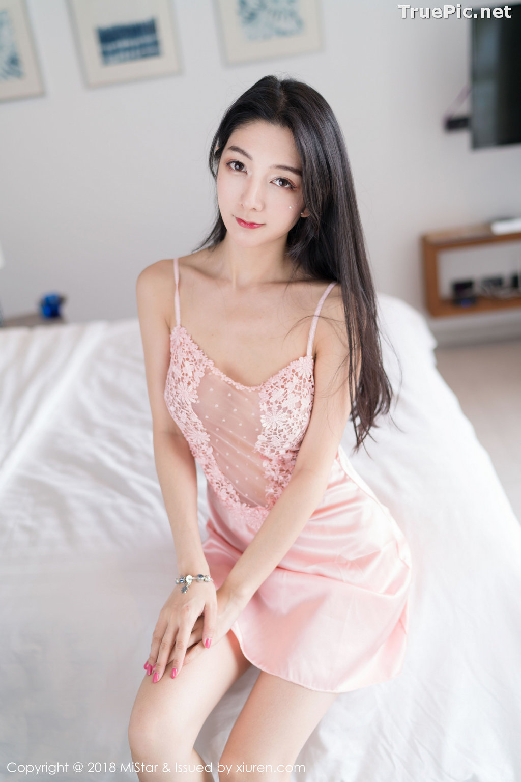 Image MiStar Vol.238 - Chinese Model - Xiao Reba (Angela小热巴) - Sleep Dress and Monokini - TruePic.net - Picture-1
