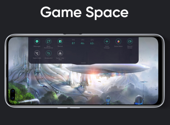 Realme x3 gaming space.