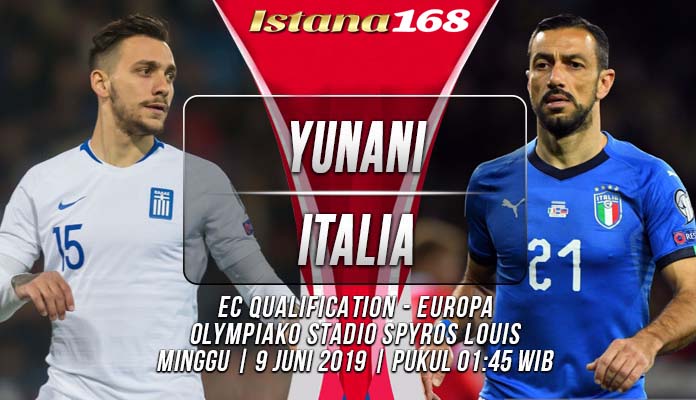 Prediksi Yunani vs Italia 9 Juni 2019